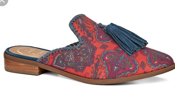 Jack Rogers Shoes - Jack Rogers Delaney Mules size 7 Paisley Print